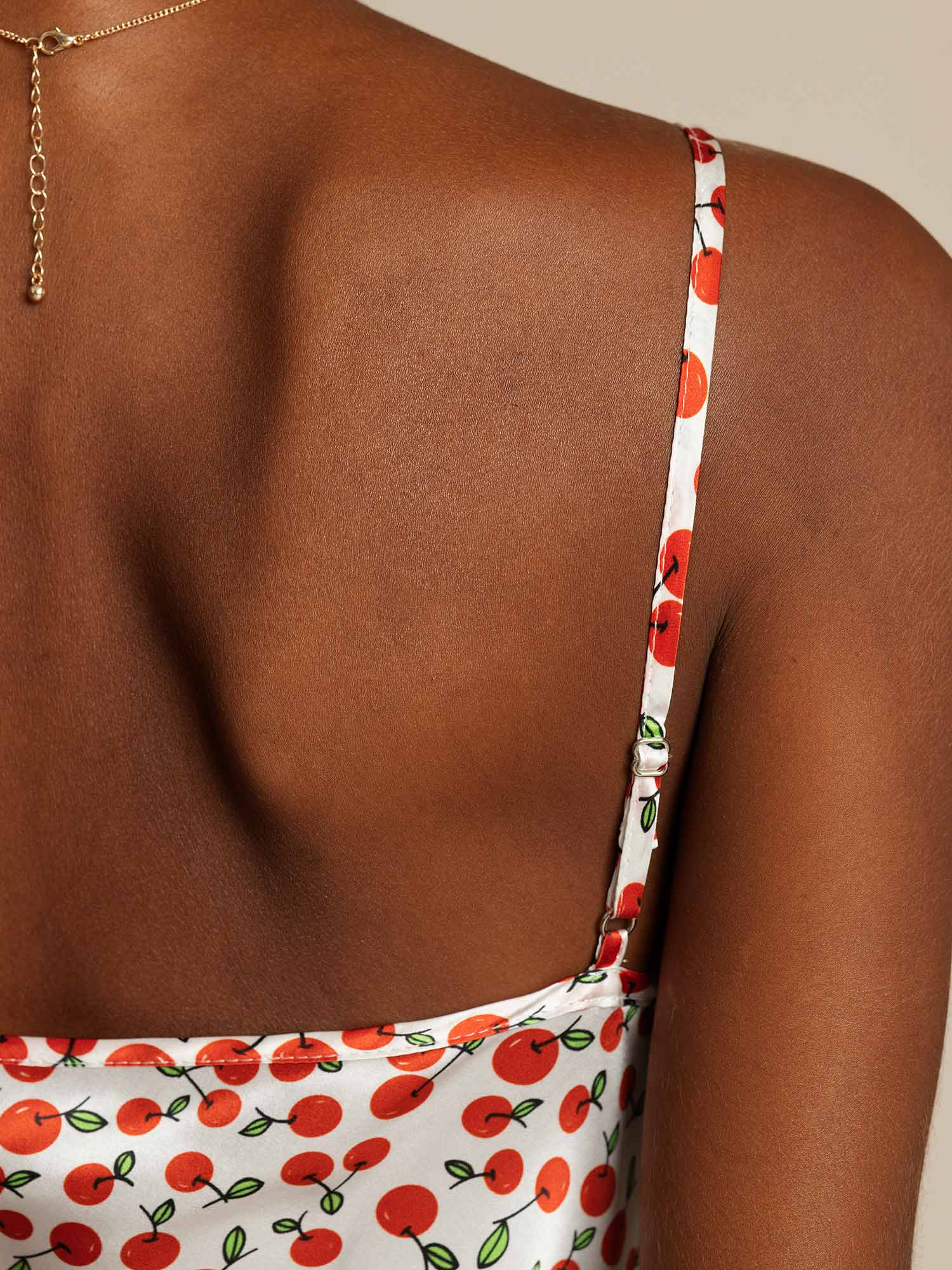 [Cherry] SilkSilky-AU Pure Silk V Neck Dress 004,