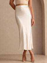 [Beige] SilkSilky-AU Skirt 003