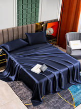 [Dark Blue] SilkSilky-AU 25Momme Bedding Set 005