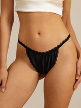 [Black] SilkSilky-AU Panty 004