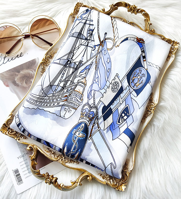 [P023] SilkSilky-AU Pure Silk Scarf 003,