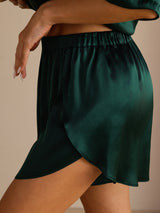 [Dark Green] SilkSilky-AU Women's Shorts 006