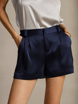 [Dark Blue] SilkSilky-AU Women's Shorts 006