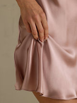 [Tuscany] SilkSilky-AU Sleeveless V Neck Nightgown 004