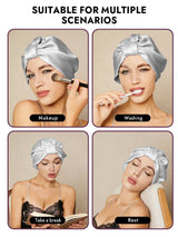 [Silver] SilkSilky-AU Sleep Cap 006