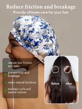 [Blue and White Porcelain] SilkSilky-AU Sleep Cap 004