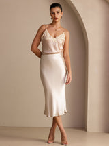 [Beige] SilkSilky-AU Skirt 006