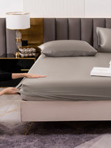 [Gray] SilkSilky-AU 19Momme Bedding Set 006
