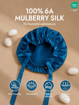 [Teal] SilkSilky-AU Sleep Cap 002