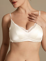 [White] SilkSilky-AU Bra 003