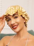 SilkSilky-AU Pure Silk Sleep Cap Champagne 002