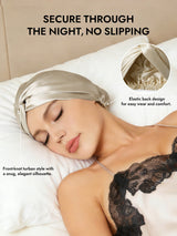 [Beige] SilkSilky-AU Sleep Cap 006