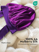 [Purple] SilkSilky-AU Sleep Cap 002