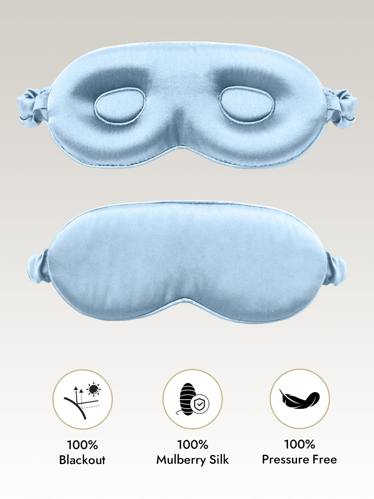 [Light Blue] SilkSilky-AU Eye Mask 001