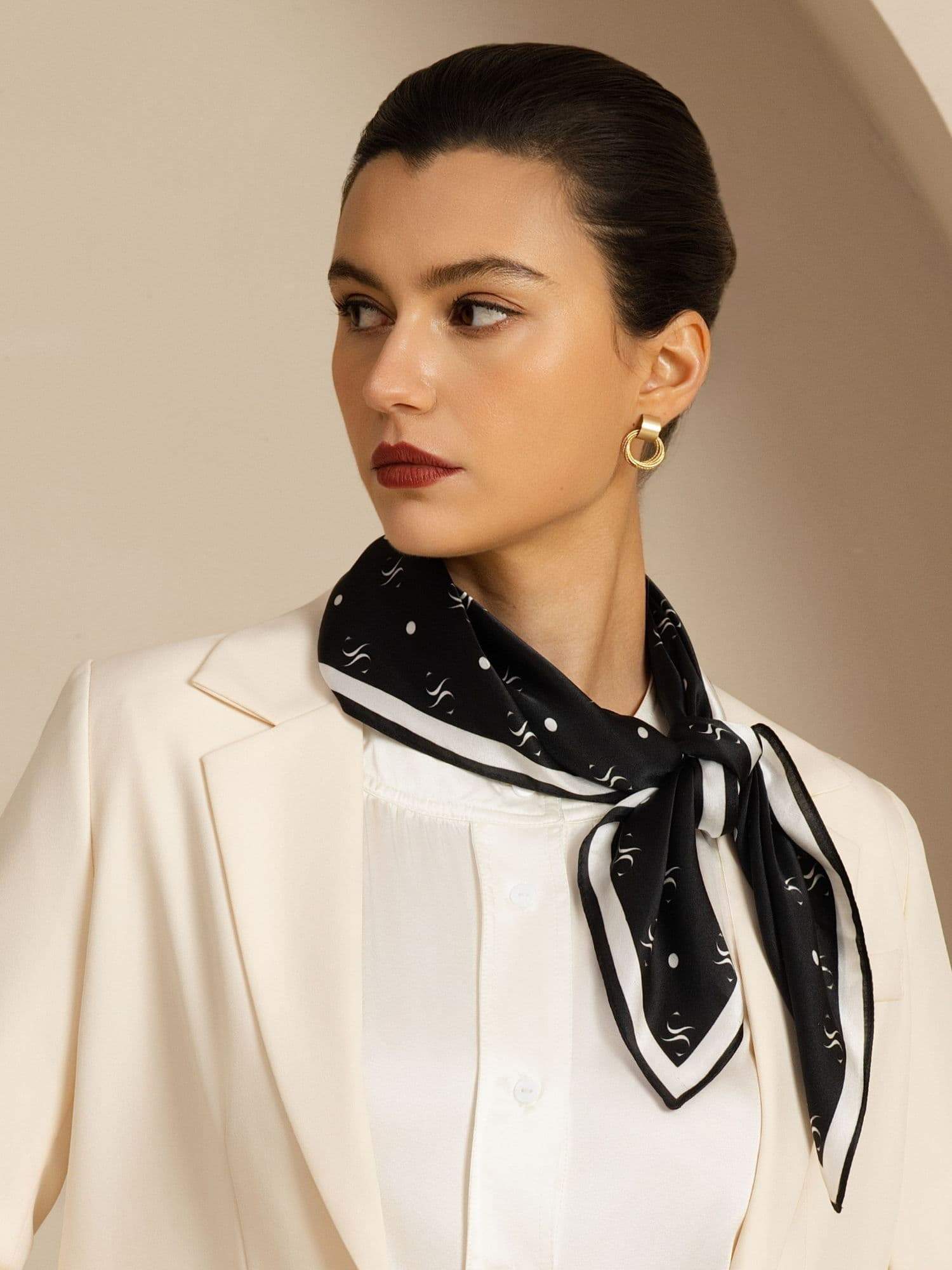 [P105] SilkSilky-AU Pure Silk Scarf 004