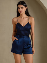 [Dark Blue] SilkSilky-AU Women's Shorts 006