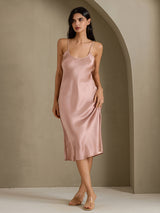 [Tuscany] SilkSilky-AU Sleeveless V Neck Dress 001