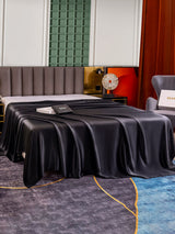 [Black] SilkSilky-AU 25Momme Sheet 003