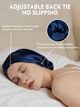 [Dark Blue] SilkSilky-AU Sleep Cap 005