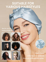 [Light Blue] SilkSilky-AU Sleep Cap 005