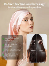[Light Pink] SilkSilky-AU Sleep Cap 004