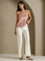 [Tuscany] SilkSilky-AU Sleeveless V Neck Camisole 006