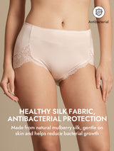 [Pink] SilkSilky-AU 100% Silk Jersey Panty 004