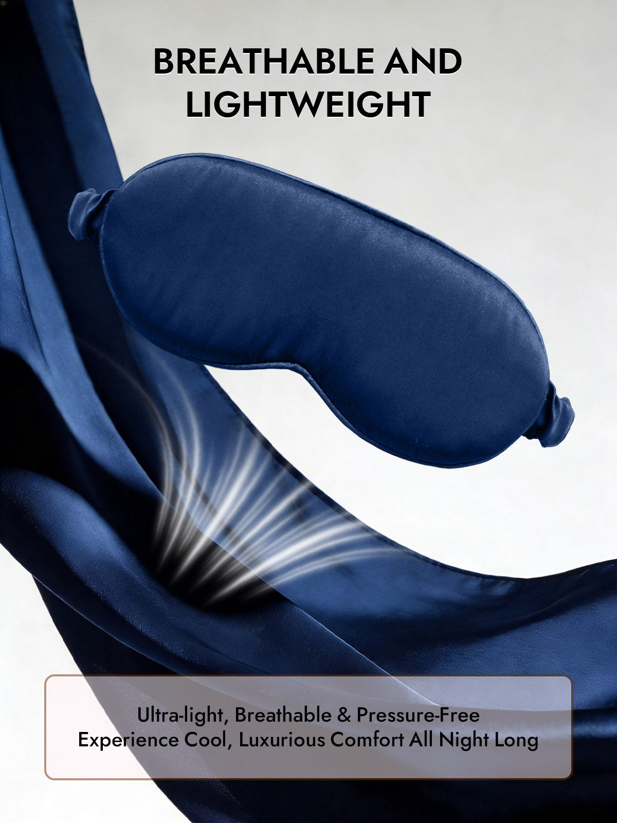 [Dark Blue] SilkSilky-AU Eye Mask 005