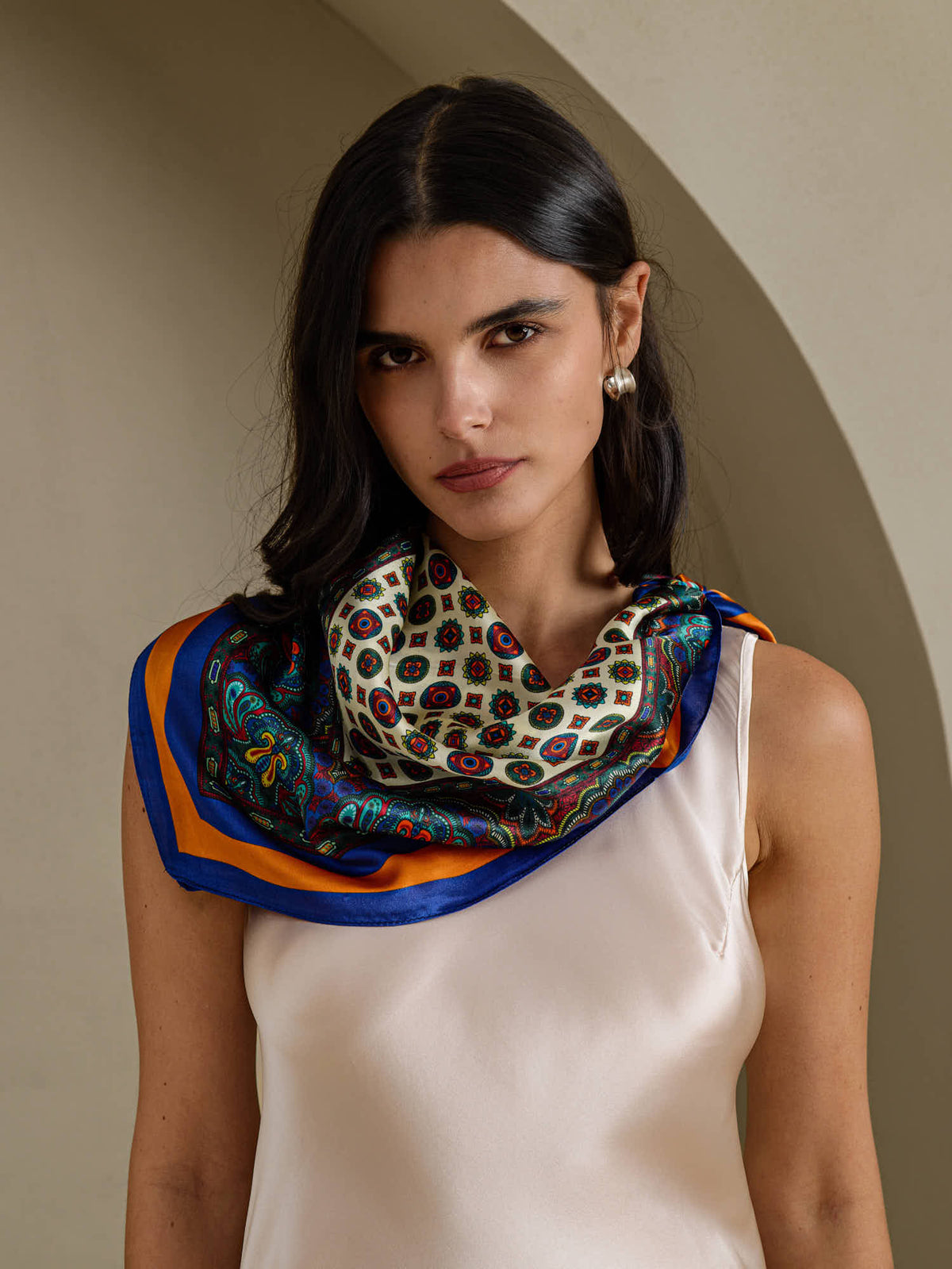 [P016] SilkSilky-AU Scarf 001