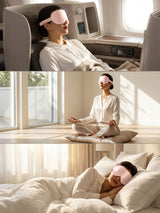 [Pink] SilkSilky-AU 22Momme Sleep Mask 008