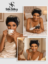[Leopard] SilkSilky-AU Sleep Cap 006