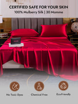 [Wine] SilkSilky-AU 30Momme Pillowcase 007