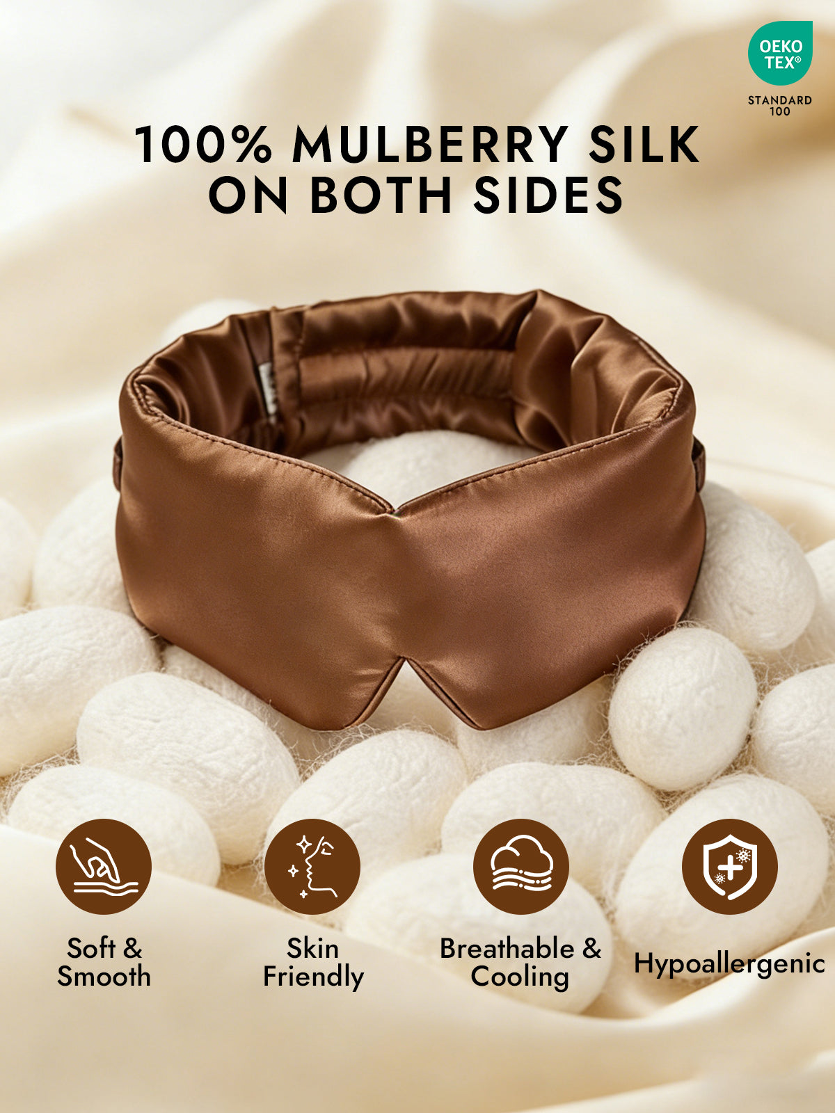 [Coffee] SilkSilky-AU Sleep Mask 002