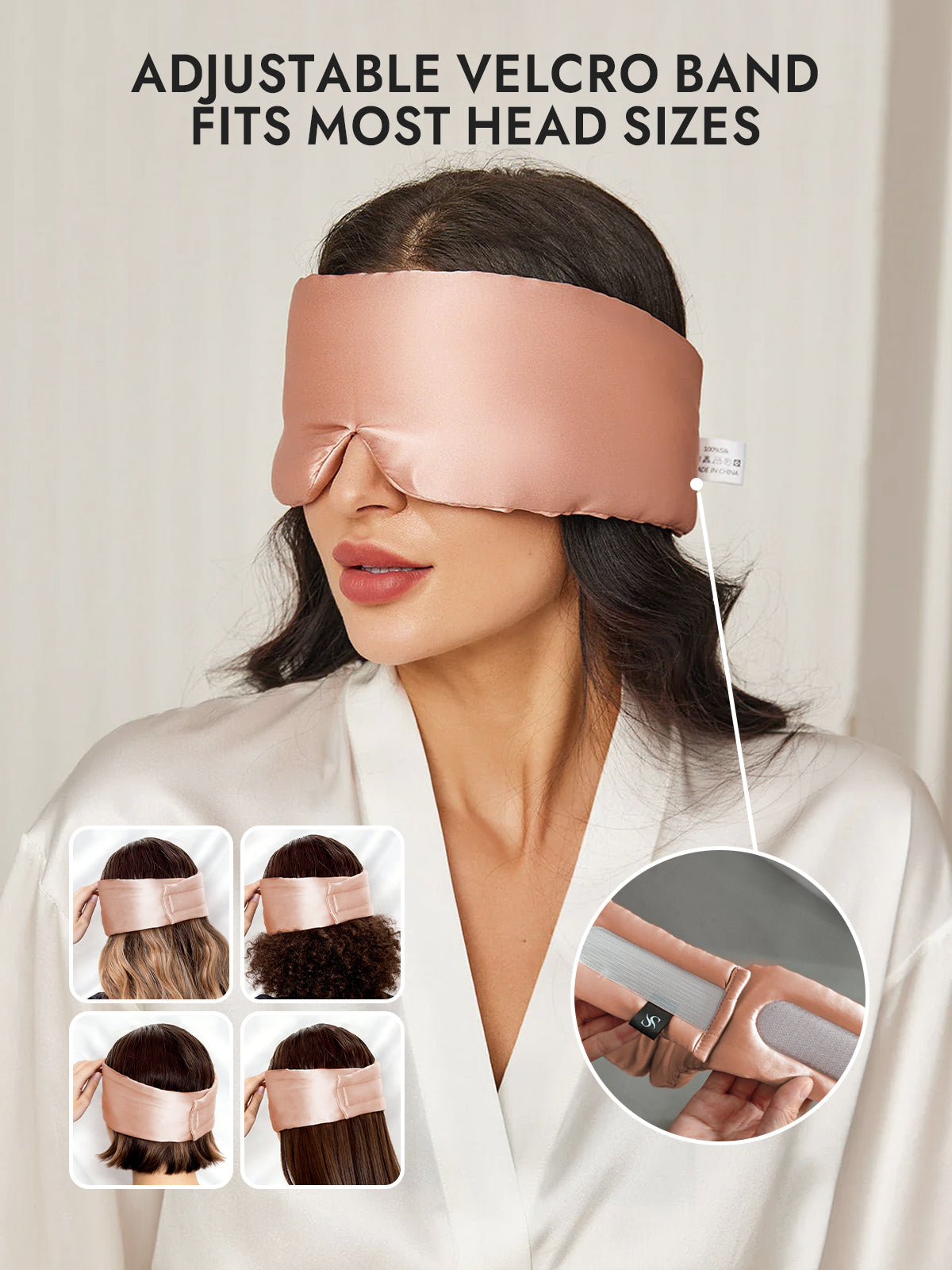 [Pink] SilkSilky-AU 19Momme Pure Silk Eye Mask 004