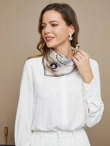 [P043] SilkSilky-AU Pure Silk Scarf 005,