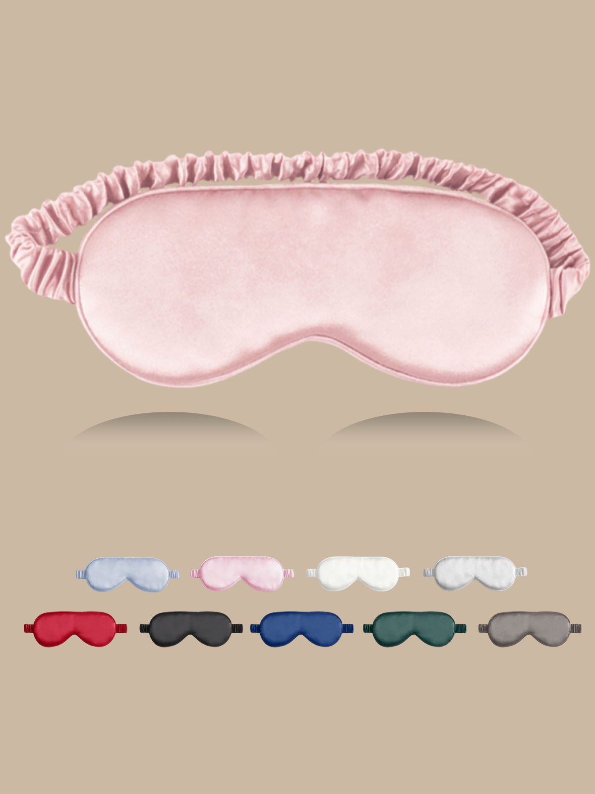 [Pink] SilkSilky-AU 19Momme Pure Silk Eye Mask 001