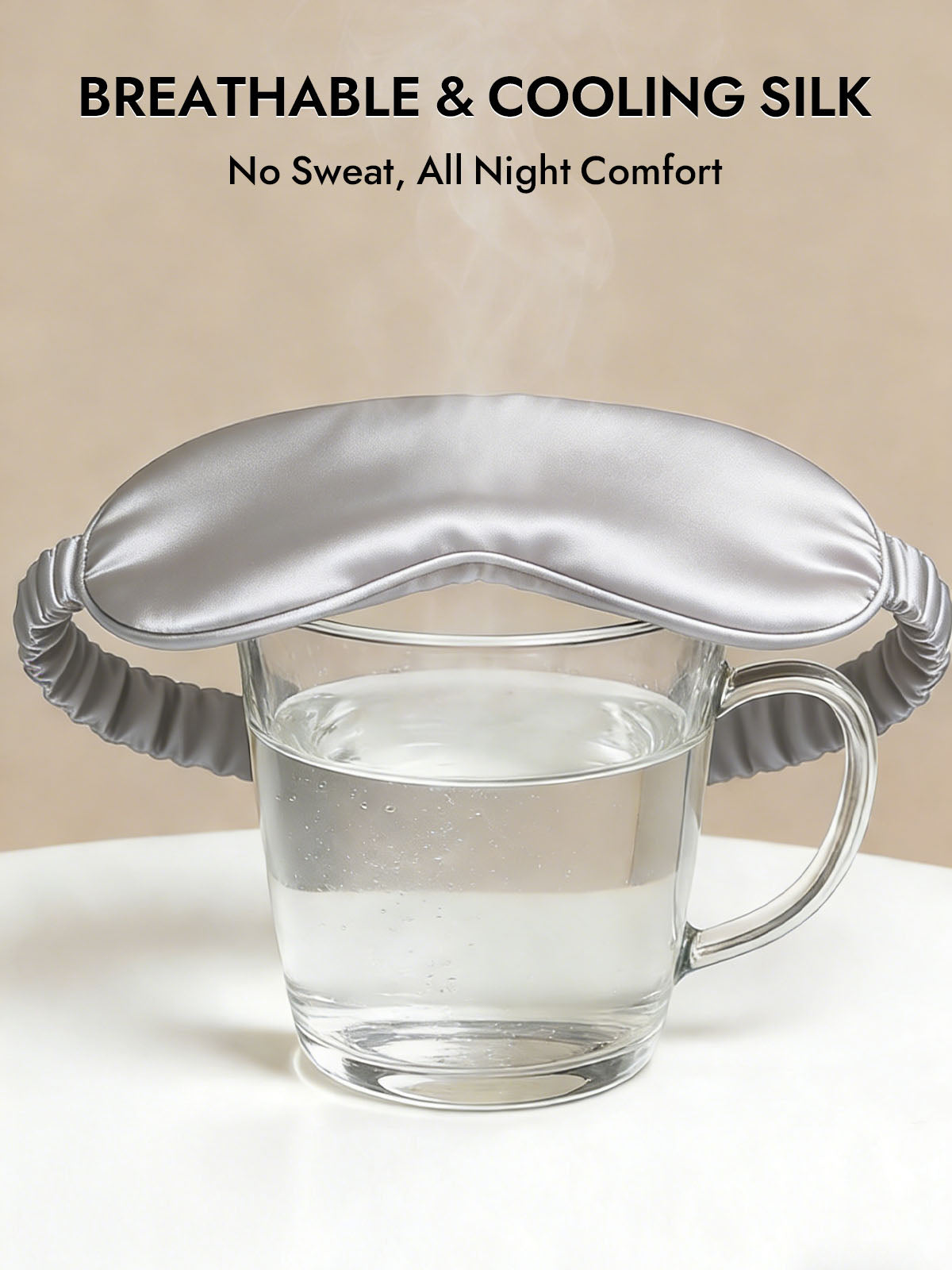 [Silver] SilkSilky-AU 19Momme Pure Silk Eye Mask 004