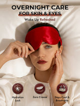 [Wine] SilkSilky-AU 22Momme Sleep Mask 007