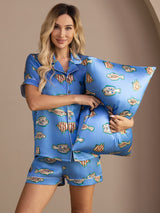[Blue Fish] SilkSilky-AU Pillowcase 006
