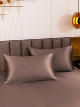 [Brown] SilkSilky-AU Pillowcase 003