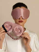 [Pale Mauve] SilkSilky-AU Sleep Mask 001