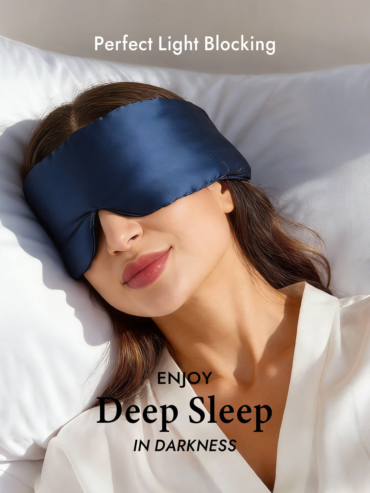 [Dark Blue] SilkSilky-AU 19Momme Pure Silk Eye Mask 003