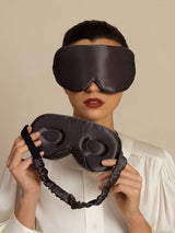 [Dark Gray] SilkSilky-AU Sleep Mask 001