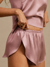 [Pale Mauve] SilkSilky-AU Spaghetti Strap Camisole Set 006