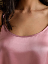 [Pale Mauve] SilkSilky-AU Spaghetti Strap Camisole Set 004