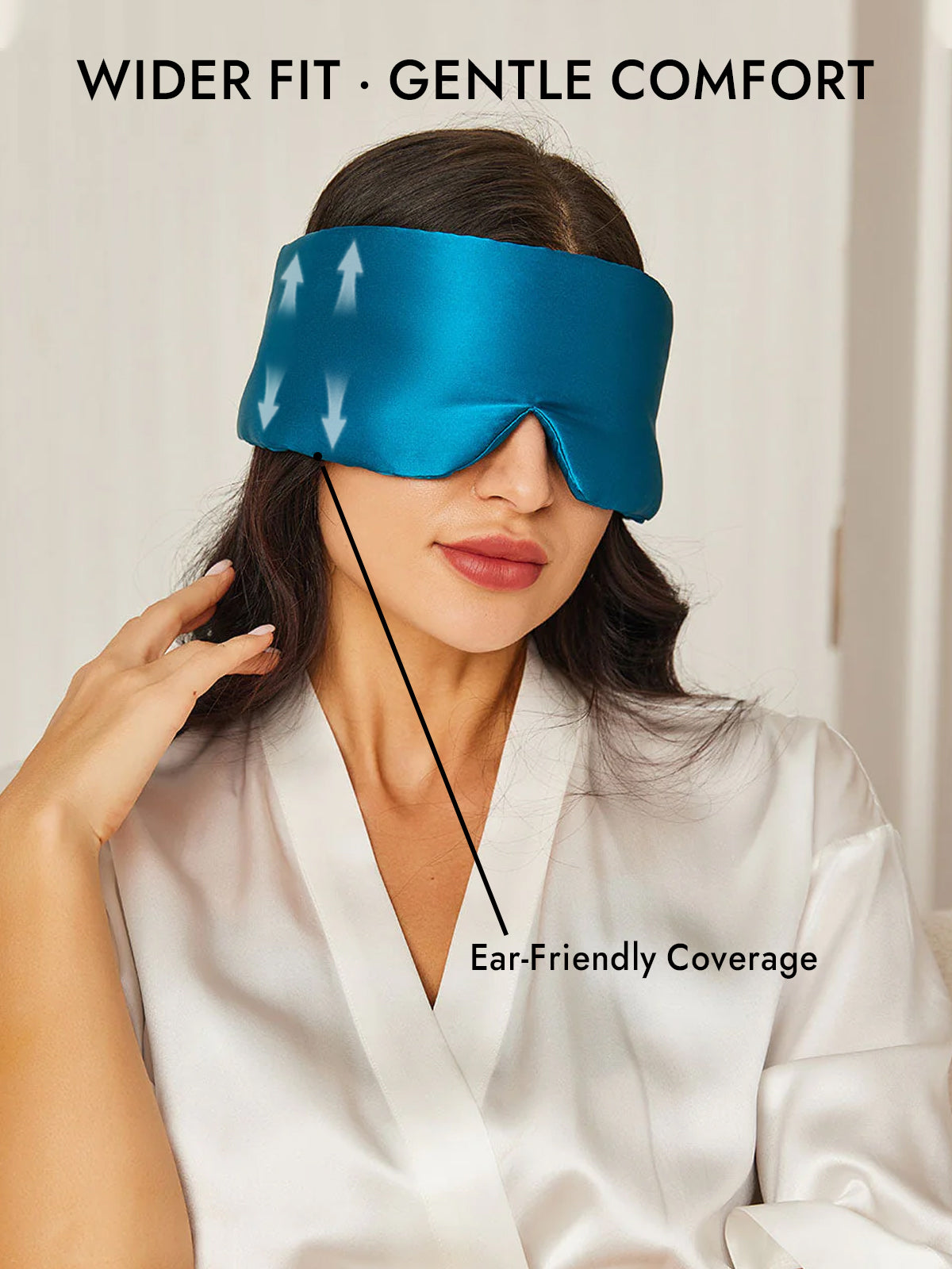 [Teal] SilkSilky-AU 19Momme Pure Silk Eye Mask 005