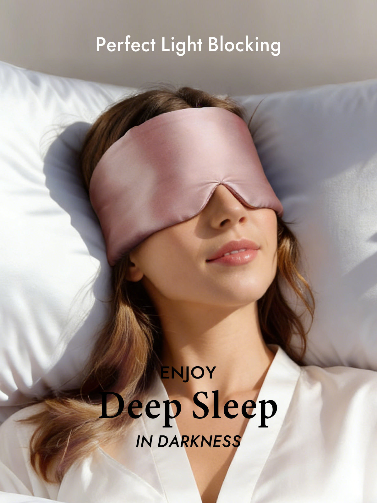 [Pale Mauve] SilkSilky-AU Sleep Mask 003
