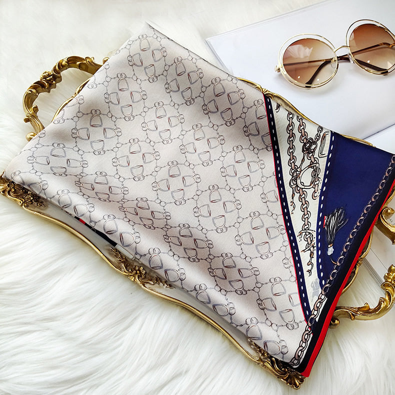 [P024] SilkSilky-AU Pure Silk Scarf 002,