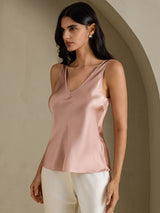 [Tuscany] SilkSilky-AU Sleeveless V Neck Camisole 001