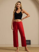 [Wine] SilkSilky-AU Women's Sleep Shorts 006